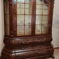 Mobile vetrina olandese in stile barocchetto