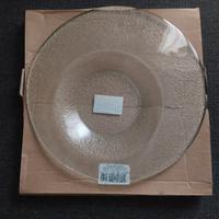 Piatto da portata in vetro trasparente 