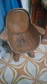 Sedia a botte antica