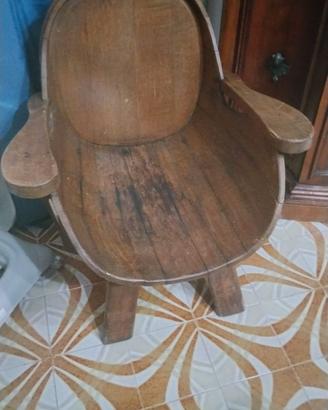 Sedia a botte antica