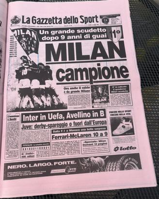 Giornale Calcio Ristampa Maggio1979Milan Campione