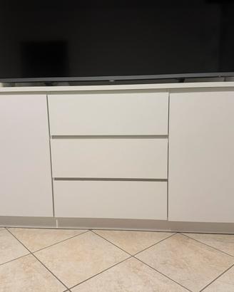Mobile tv / Credenza 2 ante e 3 cassetti bianco