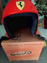 Casco da sci Mivida con logo Ferrari da bambino
