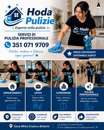 Donna disponibile per pulizie e assistenza anziani
