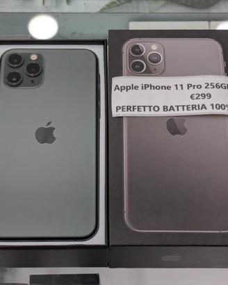 Apple iPhone 11 Pro 256GB - STATO BATTERIA 100%