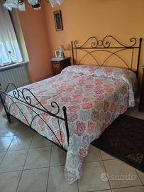 letto matrimoniale in ferro battuto