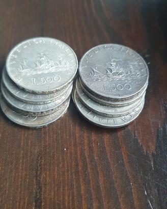 monete 500 lire in argento 