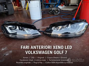 Coppia fari allo xeno originali Volkswagen golf 7