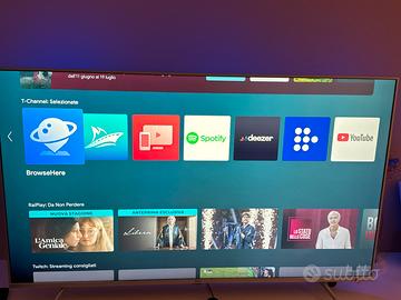 TV TCL 50’ 4k google tv android tv