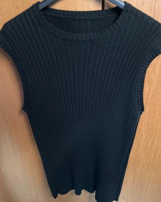 Maglione/gilet nero