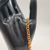 Bracciale a Catena Rolo in Oro Giallo 18kt