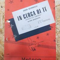 Spartito Perduto amore per canto e pianoforte