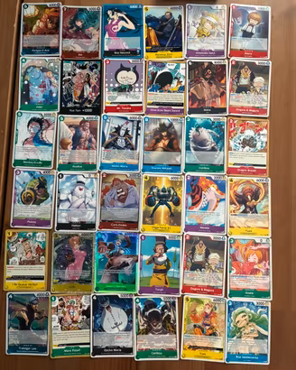 Lotto 36 carte one piece
