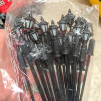 trenino e lampioni per modellismo e wargame