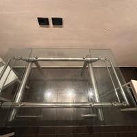 Tavolo cucina in vetro  allungabile