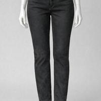 Jeans, donna, Benetton, tg L, tg 40, neri