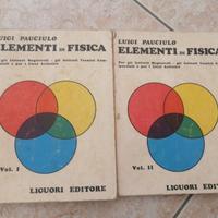 Coppia di libri "Elementi di Fisica 1 e 2" Liguori