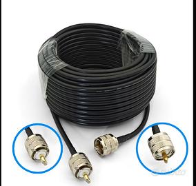 Prolunga cavo radioamatori rg-58 PL-259 radio