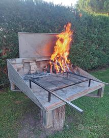 Barbecue inox