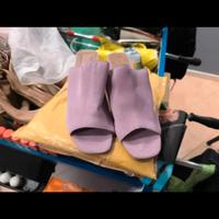 Sabot rosa glicine tacco