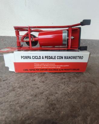 Pompa a Pedale  Rossa 