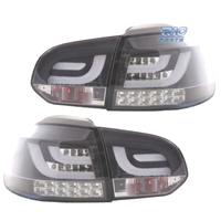 FANALI VOLKSWAGEN VW GOLF 6 08-12 A LED FONDO NERO