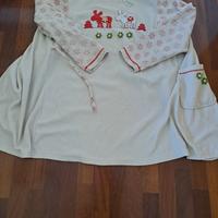 Vestaglia Natale pile donna -tg .M