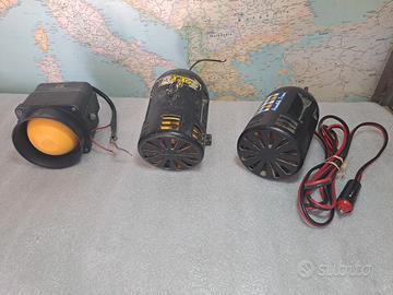 sirene 12 V tipo celere cobra e sonar allarme