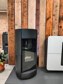 stufa a pellet chic maiolica nero| thermorossi