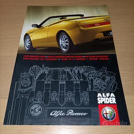 Alfa Romeo Spider depliant tabella colori 