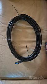 Cavo Ethernet Cat 7 KabelDirekt nero