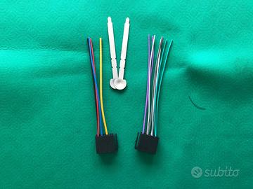 Cablaggio ISO A/B con fili liberi per autoradio