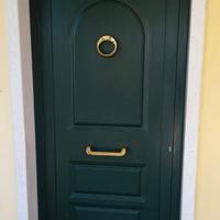 Portone di sicurezza ingresso legno castagno