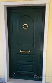 Portone di sicurezza ingresso legno castagno