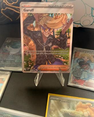 Carta pokemon Garoff 227/091 di destino di paldea