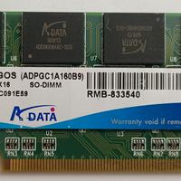RAM So-Dimm 1 Gb DDR 400 Mhz PC-3200