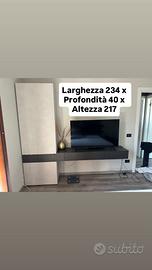 Parete attrezzata per salotto / camera da letto