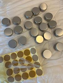 Piccoli Contenitori latta per balsami