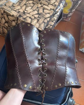 Bustino, cuoio regolabile m -xl