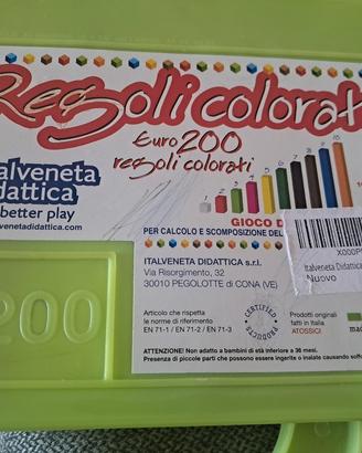 Regoli colorati 
