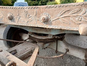 Carro d’epoca in legno - da restaurare