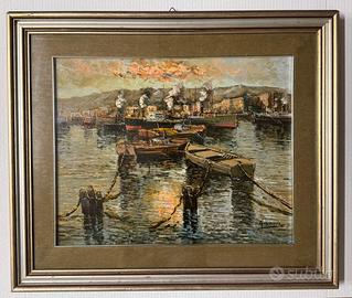 Quadro ad olio su tavola di Gaetano Perugino 40x50