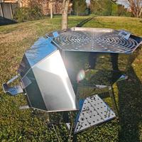 BARBECUE IN ACCIAIO INOX MODELLO GLOBO 57 - ilSimo