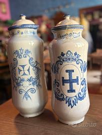 Coppia di vasi da farmacia