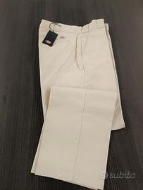 pantalone donna Dickies tg 32 panna