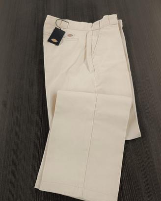 pantalone donna Dickies tg 32 panna