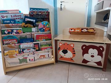 Cassapanca e Libreria per bambini