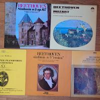 5 Dischi LP 33 giri Ludwing Van Beethoven (1-5)