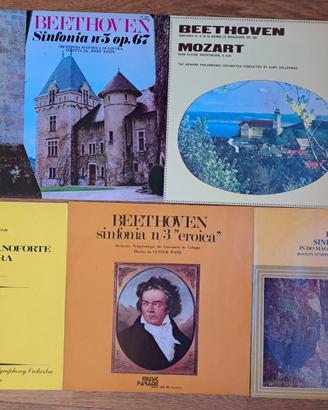 5 Dischi LP 33 giri Ludwing Van Beethoven (1-5)