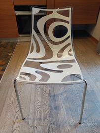 4 sedie modello Wave della Scab design